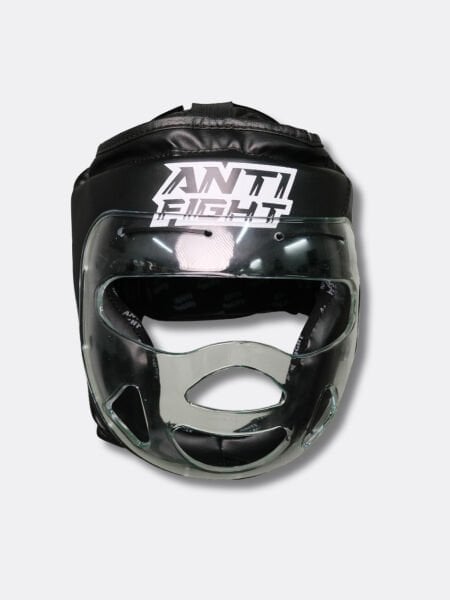 Yüz Korumalı Boks kaskı Siyah