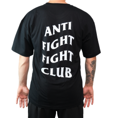 Anti Fight Fight Club Siyah Oversize T-shirt