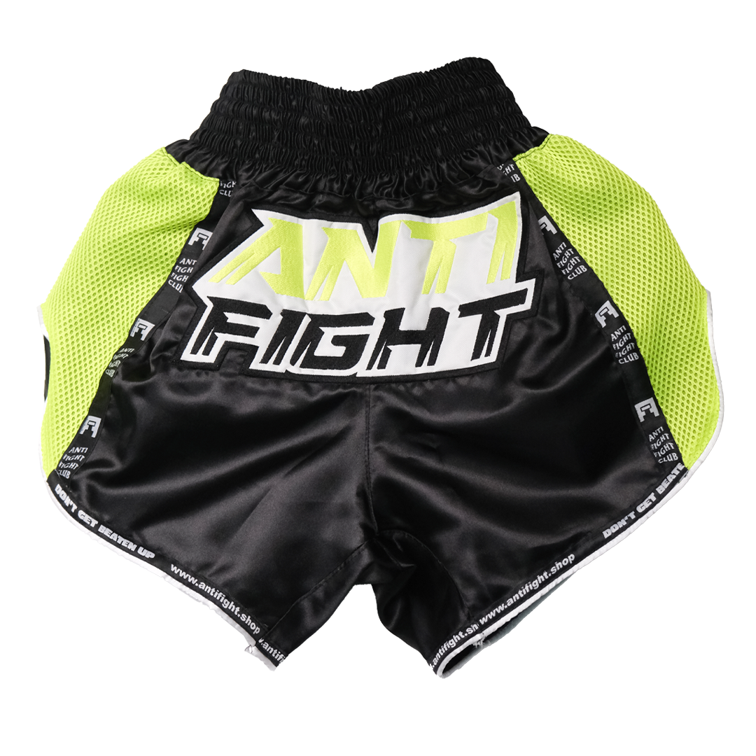 AntiFight Klasik Kickboks Muaythai Şortu Neon Yeşili