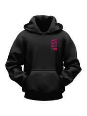 AntiFight Pembe Neon Hoodie kapüşonlu sweatshirt