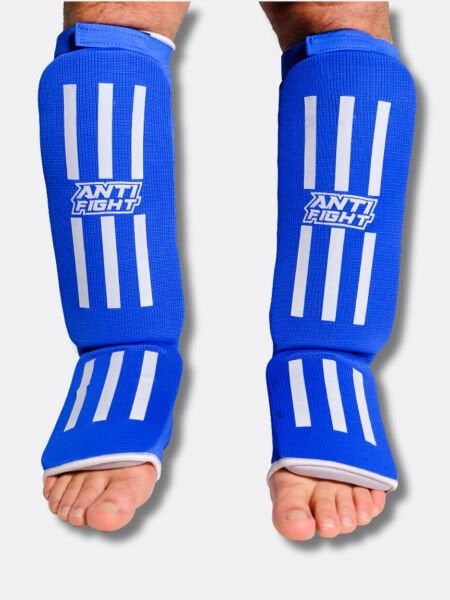AntiFight Mavi Elastik Kaval Koruyucu Kickboks, Muaythai, Mma