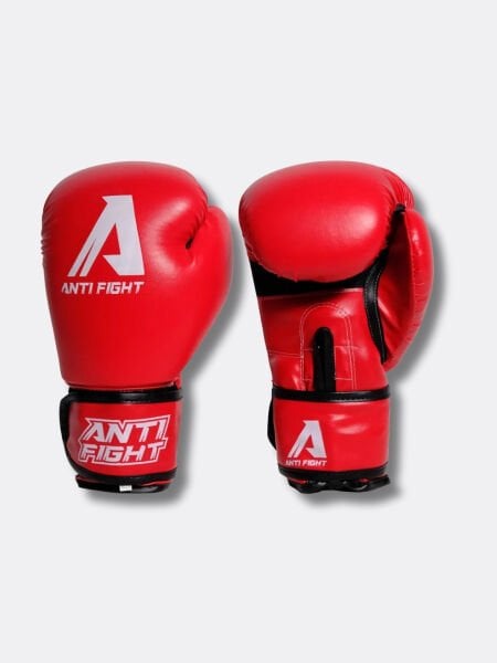 AntiFight Klasik Kırmızı Boks Eldiveni