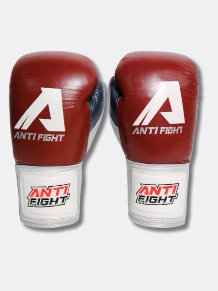 Bordeaux Deri İpli Boks Eldiveni