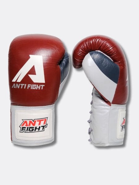 Bordeaux Deri İpli Boks Eldiveni