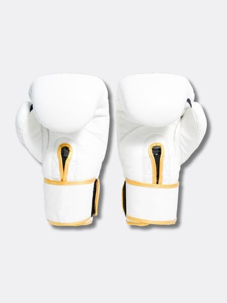 Beyaz Deri Boks Eldiveni