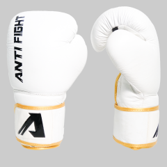 Beyaz Deri Boks Eldiveni