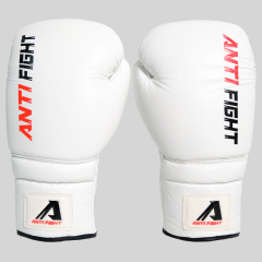 Beyaz Deri ipli Boks Eldiveni 12 oz