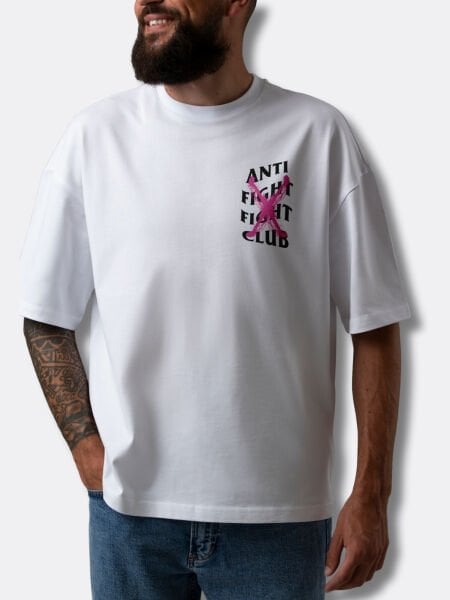 AFFC X Edition Beyaz Oversize Tişört