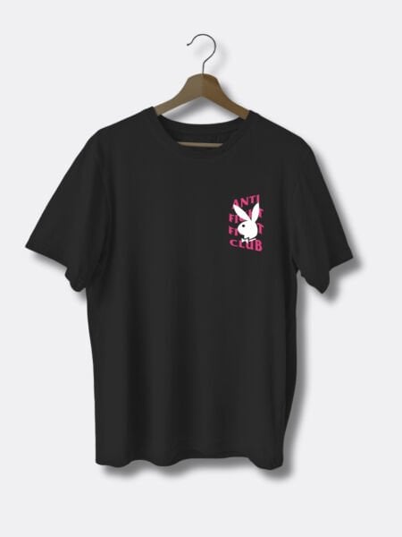 AFFC Rabbit Style Siyah Oversize Tişört