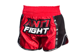 AntiFight Klasik Kırmızı Kickboks Muaythai Şortu