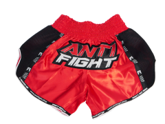 AntiFight Klasik Kırmızı Kickboks Muaythai Şortu