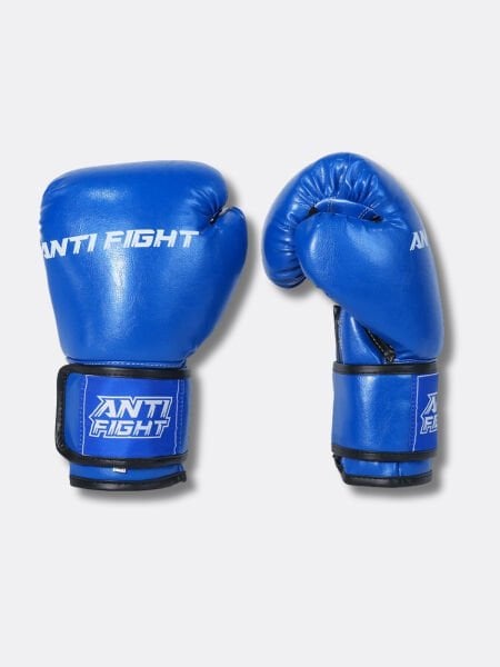 Mavi Metalik Boks Eldiveni